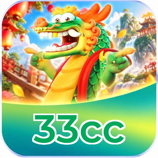 Interface da plataforma 33cc mostrando slots populares e bônus de boas-vindas